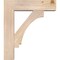 Ekena Millwork Imperial Block Smooth Bracket w/ Offset Brace, Douglas Fir, 7 1/2"W x 28"D x 32"H BKT0806X28X32IMP05SDF - alternate 3